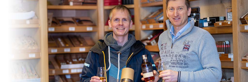 Roger Jegg & Inhaber der Heiligenbergfeld Whisky Brennerei