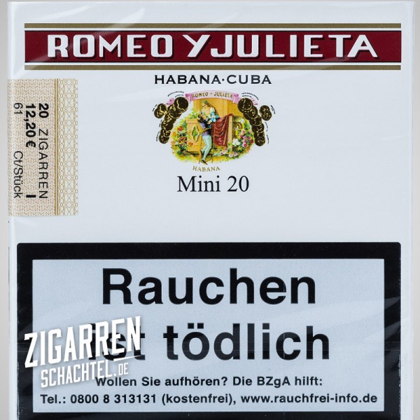 Romeo y Julieta Mini 20er Box