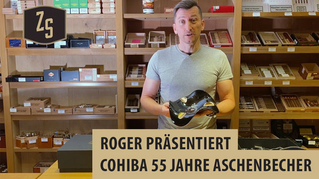 Video Cohiba 55 Jahre Aschenbecher