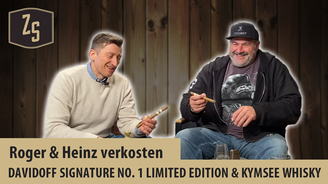Tasting Video: Davidoff Signature No. 1 u. Kymsee Whisky