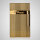 S.T. Dupont Ligne 2 vertikale Linien Gelbgold