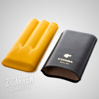 Cohiba Zigarrenetui für 3 Zigarren Gelb-Schwarz-Weiss
