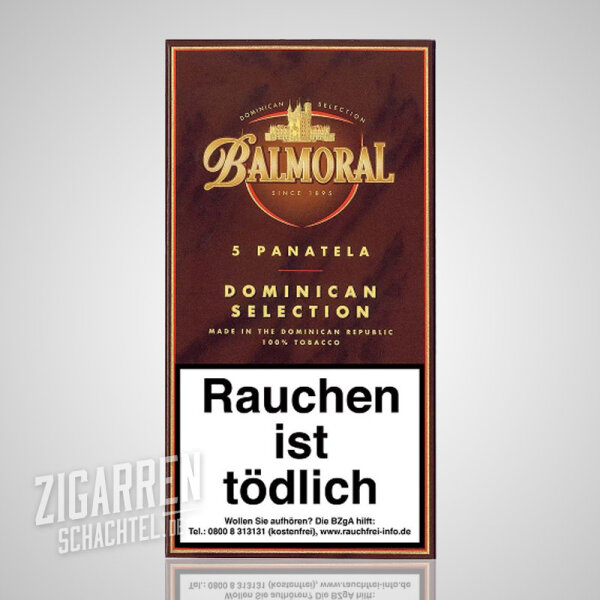 Balmoral Dominican Selection Panatela 5er Packung (3% Kistenrabatt)